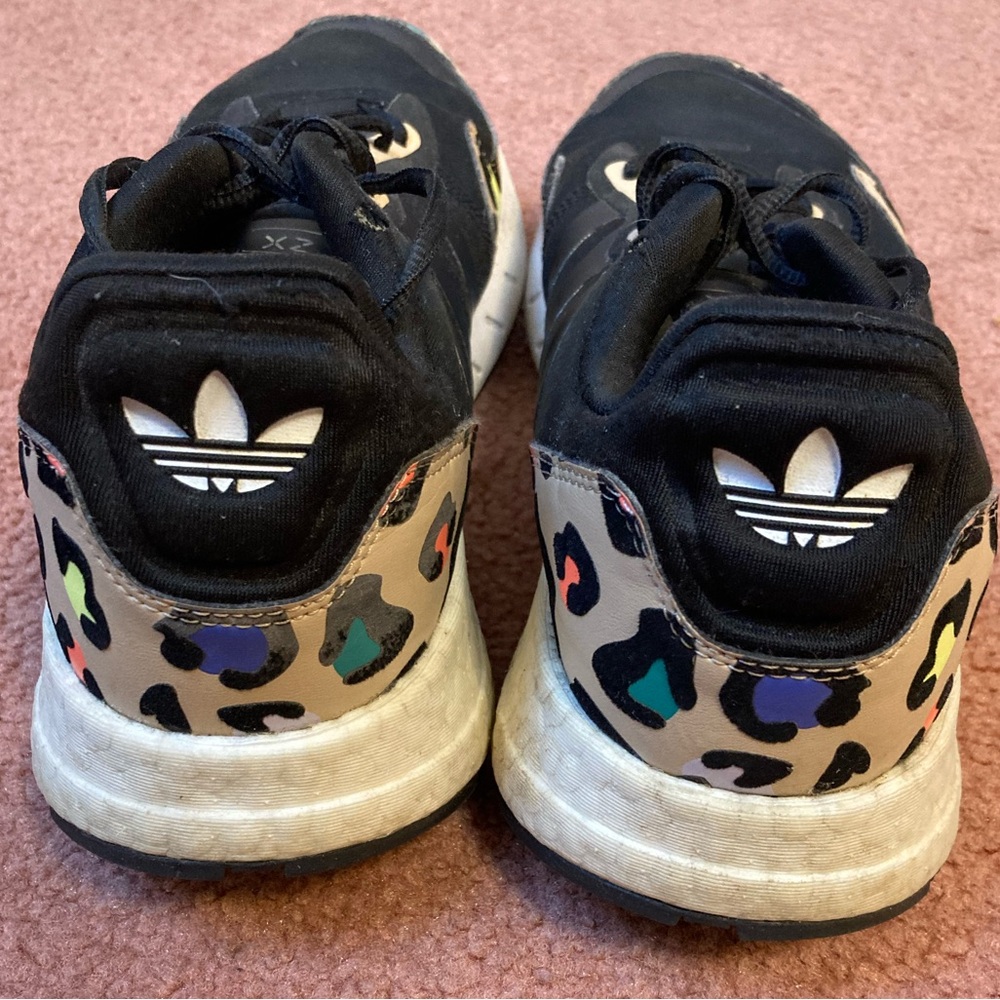 adidas Originals Womens Zx 1k Boost Leopard Print Sneakers **No Insoles** - Picture 6 of 9